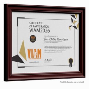 VIAM2026 Certificate